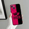 Case for Apple iPhone 17 Pro Max 15 Pro 7 8 Air 13 14 12 11 XR XS MAX 16 Funda Phone Cover Crown Letters