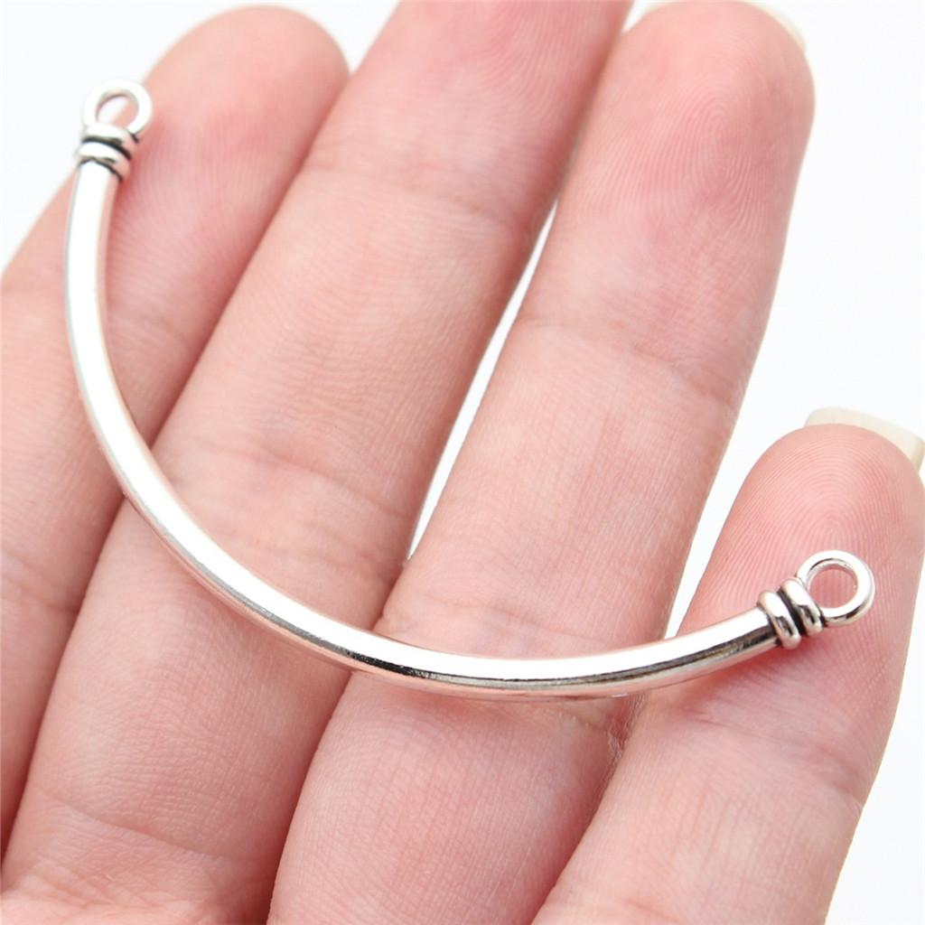 Accessories Parts Curved Necklace Connector Minimalist Jewelry Components QA013