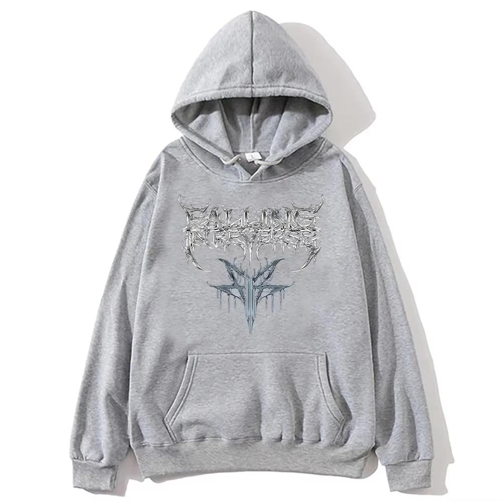 Sweat-shirts Polyvalents Musique de Groupe Mode Esthétique Pulls Unisexes Y2K Falling in Reverse Hoodies Mode Vintage