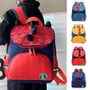 Children Backpack Cartoon Dinosaur Unisex Dual Zipper Closure Waterproof Multi Pockets Adjustable Shoulder