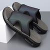 Fashion Summer Fashion Lightweight Men Sandals Man Beach Leather Sandal Luxury Outdoor Non-slip Brand Comfort Beach Casual Male Slippers