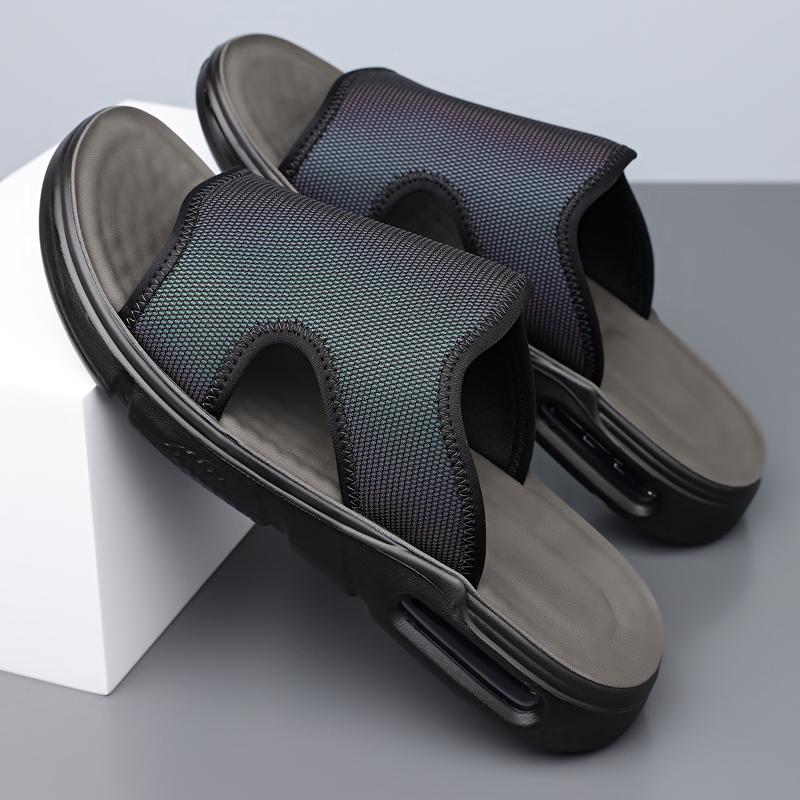 Fashion Summer Fashion Lightweight Men Sandals Man Beach Leather Sandal Luxury Outdoor Non-slip Brand Comfort Beach Casual Male Slippers