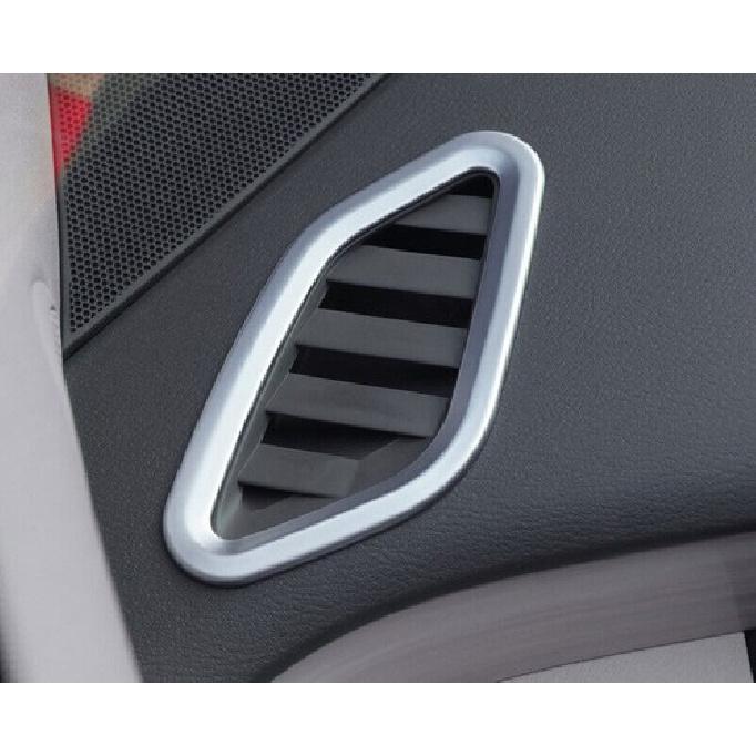 For Nissan Murano 2015-2023 Silver Matte Dashboard Air Outlet Vent Cover Trim 2*
