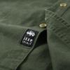 JEEP SPIRIT Men's Washed Long Sleeve Workwear Shirt