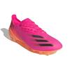 Adidas X Ghosted .1 Round Toe Lace-Up AG (Rubber Short Studs) Non-Slip Balance Soccer Shoes Men Soccer Shoes Magenta FW6976