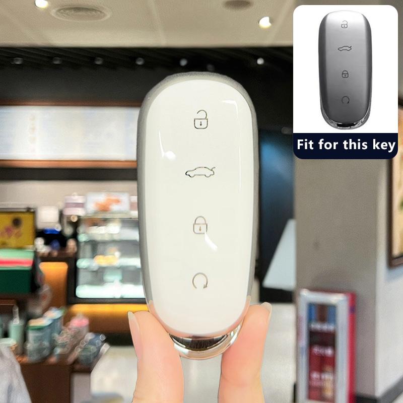 Étui en TPU pour Clé de Voiture Pour Chery Omoda C7 7 Shs Phev Accessoires Porte-clés Décoration Télécommande Coque Boîtier Porte-Fob