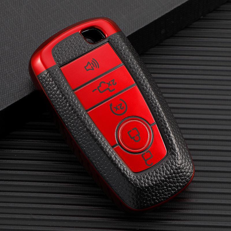 

Premium Ford Key Case: Fits Edge, Explorer, Evos, Mondeo Models for Men and Women