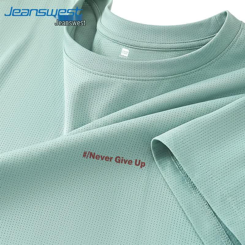Мужская свободная футболка Jeanswest из ледяного шелка, быстросохнущая 5XL