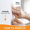 12 Pairs Picture Mounting Strips Poster Strips Picture Mounting Strips Adhesive Hook and Loop Tape for Wall Room Decor Frames