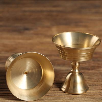 1PC Home Dekoration Kerzenhalter Lange Lampe Kerzenhalter Kupfer Butter Lampe Halter Tisch Dekor