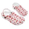 Cute Printed EVA Clogs Unisex Easy Clean Lightweight Slip On Casual Footwear Soft Sole Summer Sandals Daily Leisure Wear