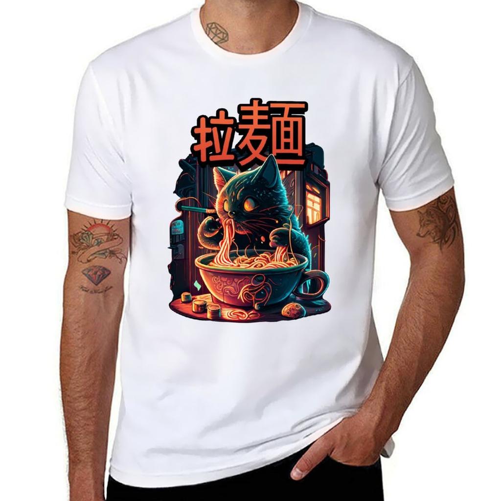 Late Night Ramen T-Shirt anime t shirts for man g man t shirts for men t shirts cotton 100% T-Shirt