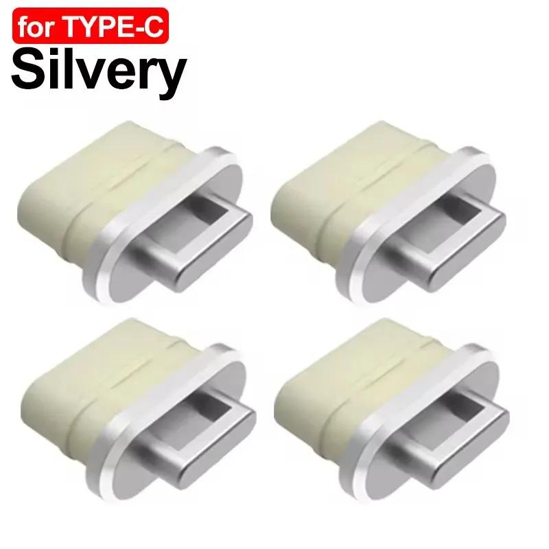 6/1Pcs Type C Charging Port Protector Stopper Cap Cover DIY Dust Plugs Pendant for iPhone 17 Samsung Anti-Dust Plug with Hole