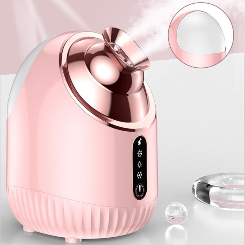 Skin Hot and Cold Face Steamer for Facial Deep Cleaning Pore Cleaner Moisturizes Calms Dry Skin Vaporizer for Spa Gifts