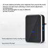 Wireless Smart Doorbell Long Distance One-to-Two No Battery Sensor EU/US Plug Self-Powered Doorbell Wholesale