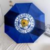Leicester City FC  Pattern, Automatic Folding Umbrella, Portable and Foldable Design, 8 Ribs, a Christmas or Birthday Gift.