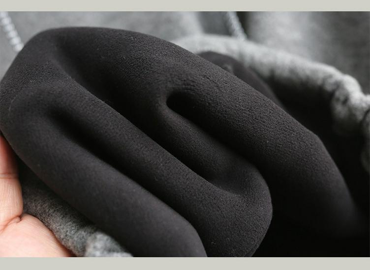 Women's Korean Style Hooded Sweatshirt - Autumn/Winter Long Sleeve Pullover, Loose Fit with Plus Velvet