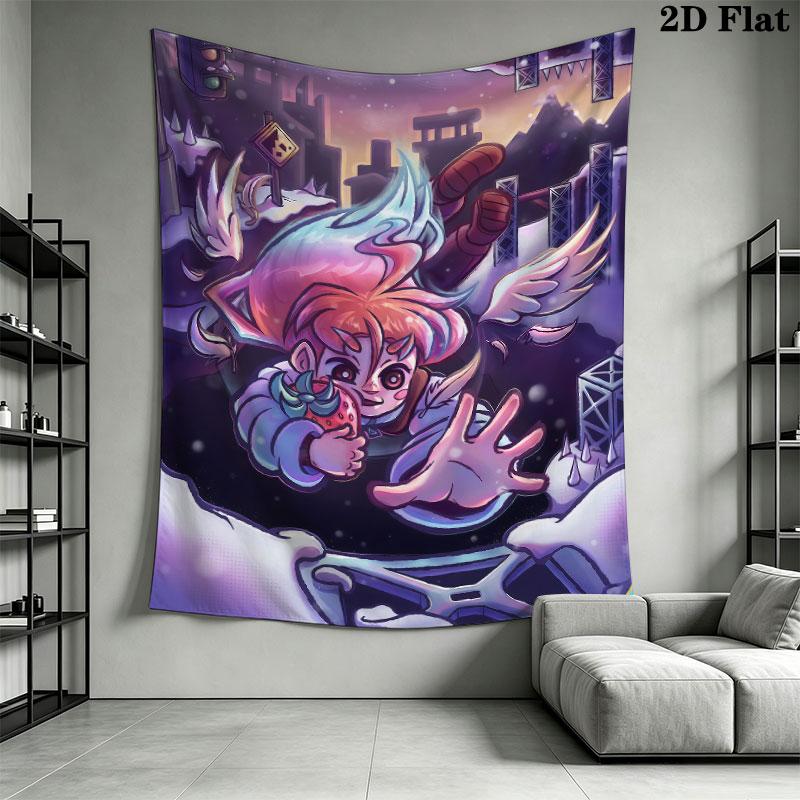 Celeste Dawn Wall Hanging Printed Fabric Blanket Decorative Tapestries for Bedroom Living Room Home Decor