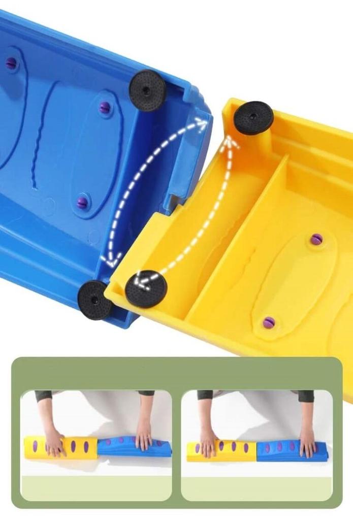 Sensory Path Gymnastics Training for Children Sports Equipment Toys Bicolor 8 Elements