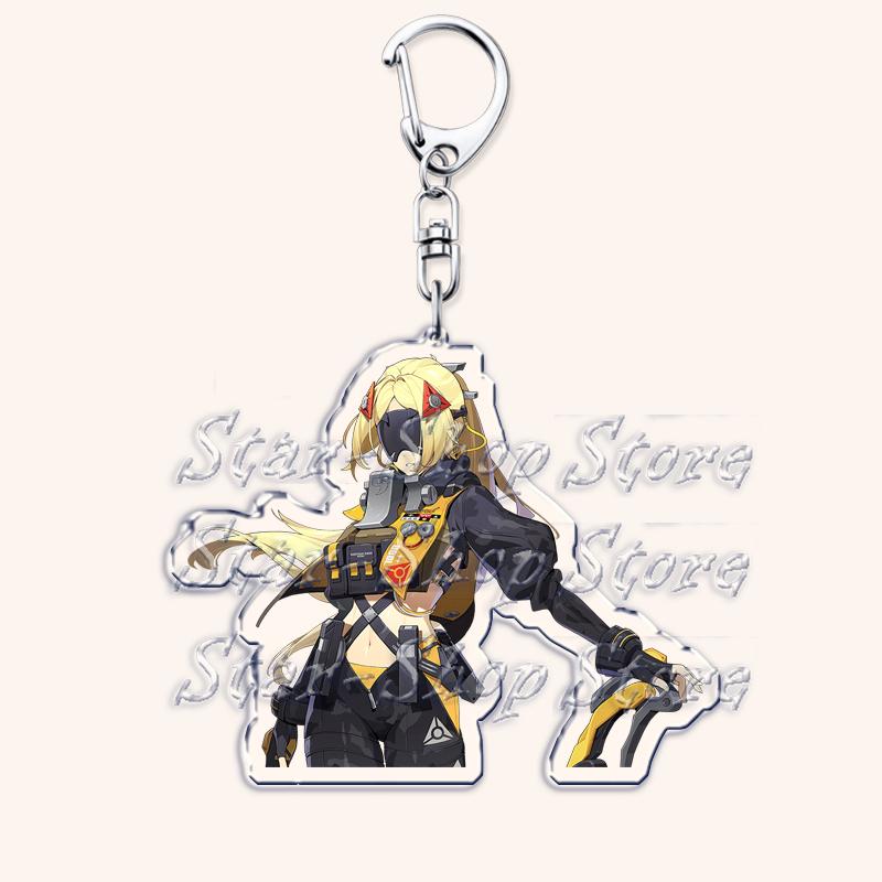 Hot Zenless Zone Zero Keychains for Womens Accessories Bag Ellen Joe Bangboo Miyabi ZZZ Anby Jane Doe Nicole Keyrings Fans Gifts