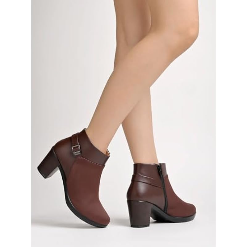 Shoetopia Girls Bt-3407 Brown Ankle Boot - 6 Uk (Girls-Bt-3407-Brown) 6 UK коричневый