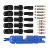 26Pcs Bike Valve Core Set American and French Valve Core Adapter Valve Cap Bicycle Pump