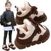 Mädchenschuhe große Baumwollschuhe gefüttert und verdickt 2025 Winter neue Kinder Sportschnee Stiefel mittlere ältere Kinder und Mädchen warm halten