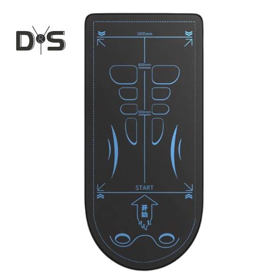 

Коврик для тренажеров, удлиненный, нескользящий, роликовый, для занятий йогой, фитнесом, амортизирующий, для защиты коленных суставов, коврик для тренировок L