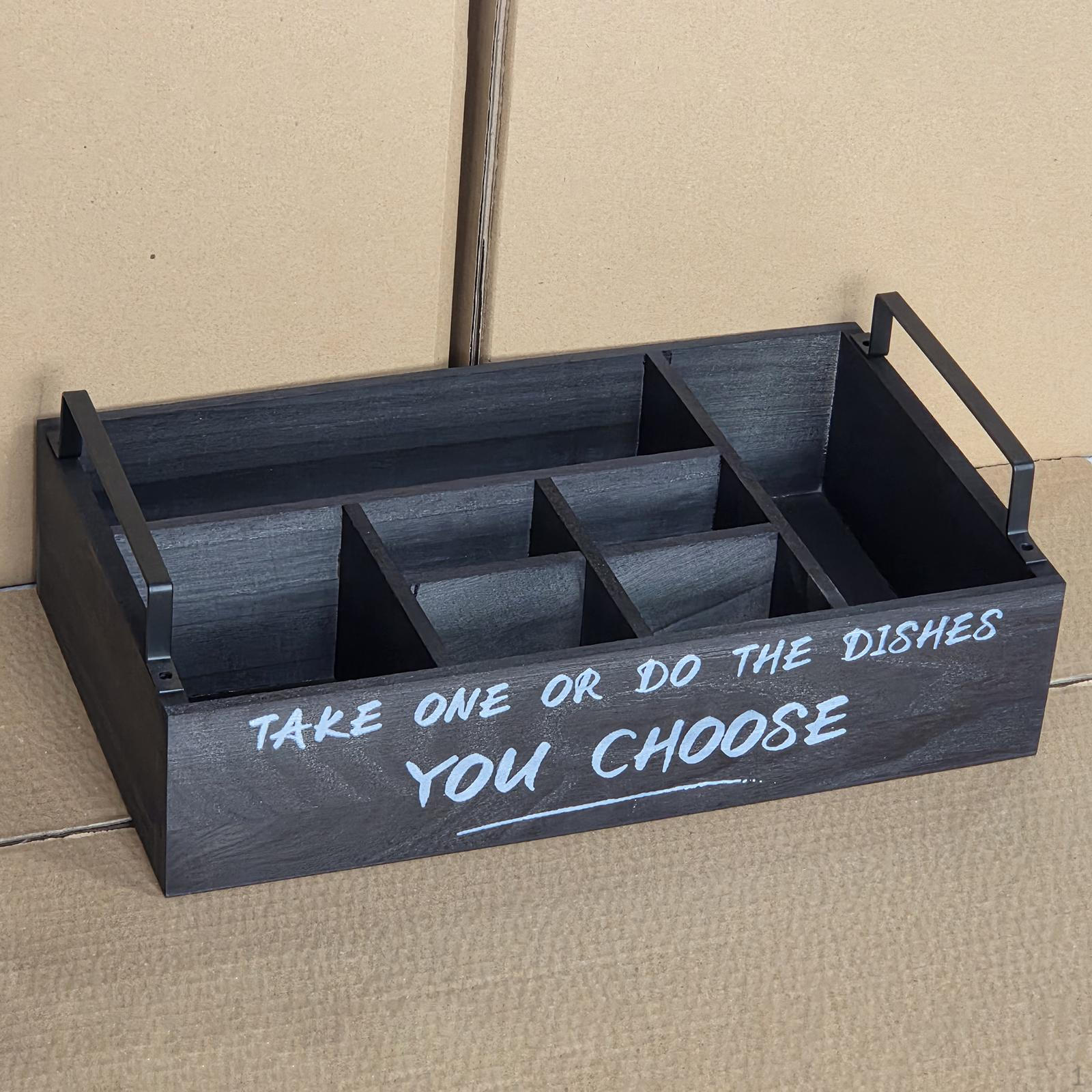 Cutlery Holder for Parties Storage Box Rustic Versatile Kitchen Accessory 2800₽
