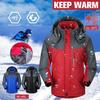 Winter Jacket Men Women Fashion Warm Outdoor Jackets Fleece Lined Waterproof Ski Snowboard Coat Plus Size 