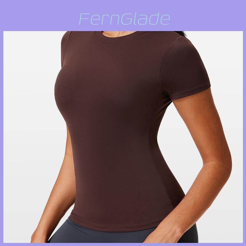 Womens Summer Yoga T Shirt With Breathable Fabric For Running And Fitness Practice