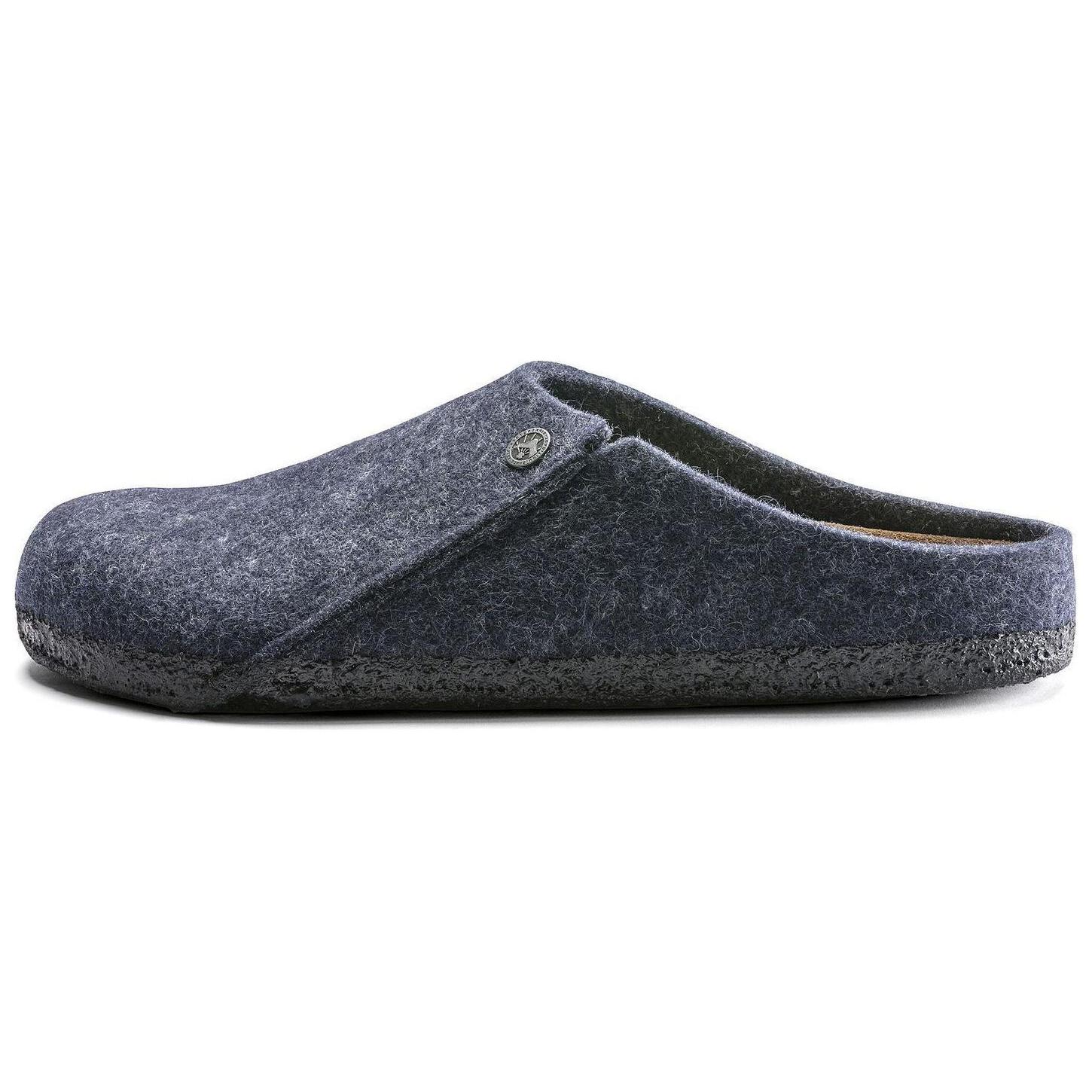 Birkenstock Zermatt Soft And Comfortable Closed Toe Slippers Unisex Dark Blue Narrow 1017523 39
