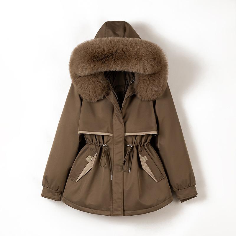 The New Winter Pie Overcomes Warmth and Can Be Removed. The Fur Collar Cotton Clothes Are Versatile and Foreign-style Cotton-padded Clothes.