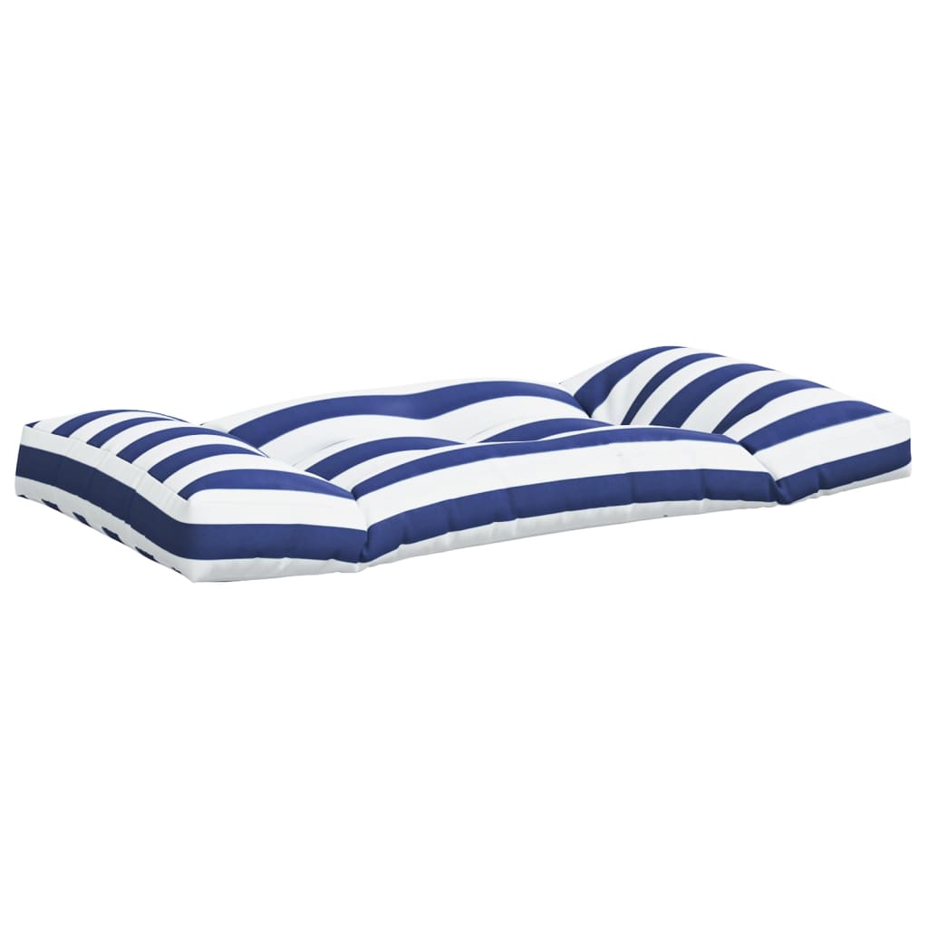 Palette Cushions 2 Pcs Blue & White Striped Oxford Fabric