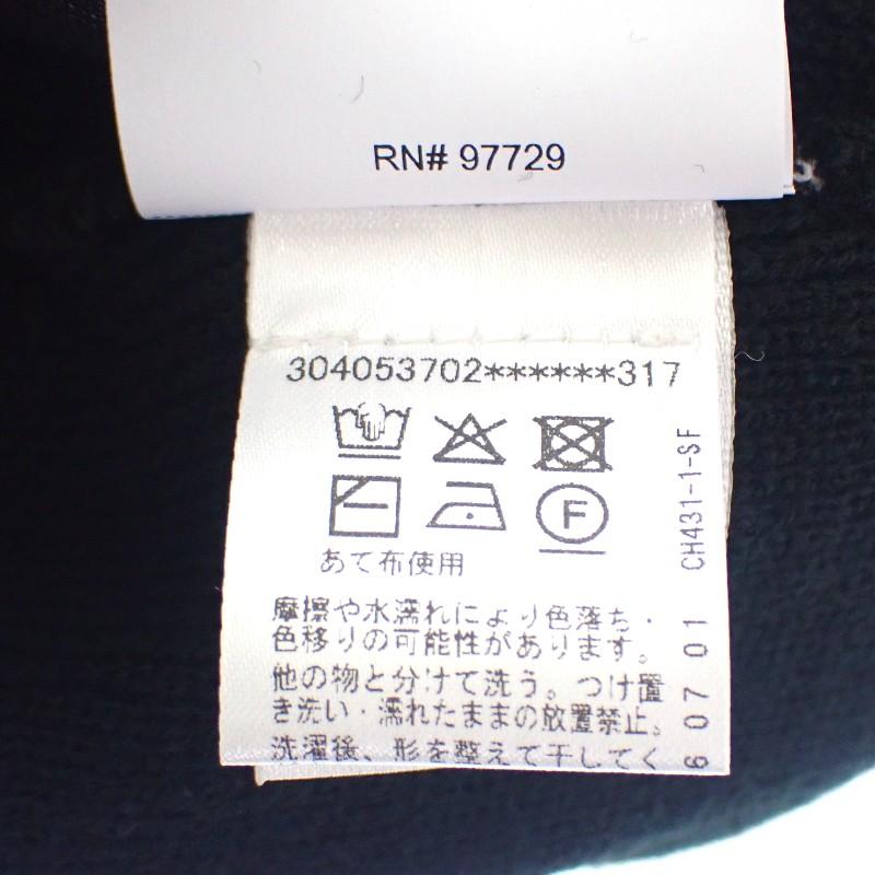 CHROME HEARTS Strickmütze schwarz Acryl Herren