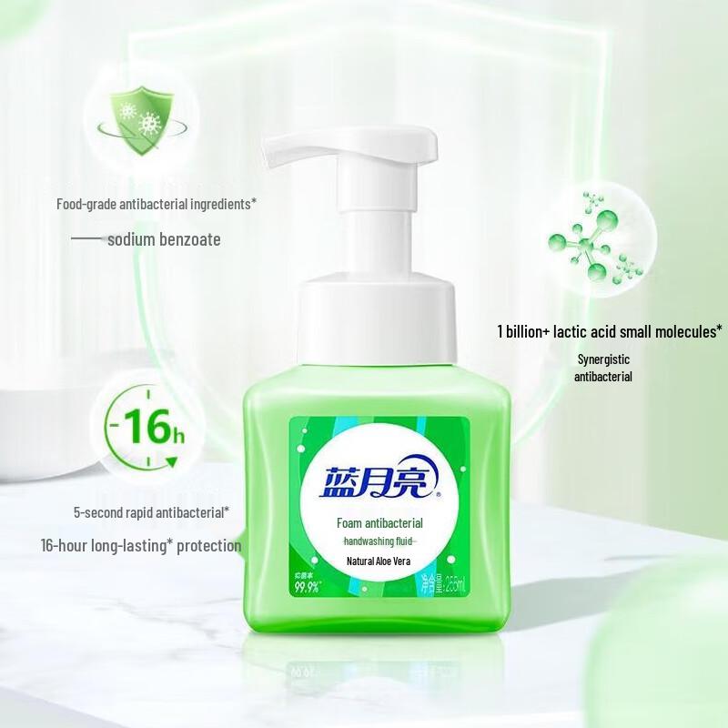 Blue Moon Aloe Foam Antibacterial Hand Soap Set