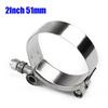 2In Motorrad Schlauchschellen Edelstahl T-Bolzen Auspuffrohrklemme Abdichtung Schweißen Marineklemmen 51-61mm