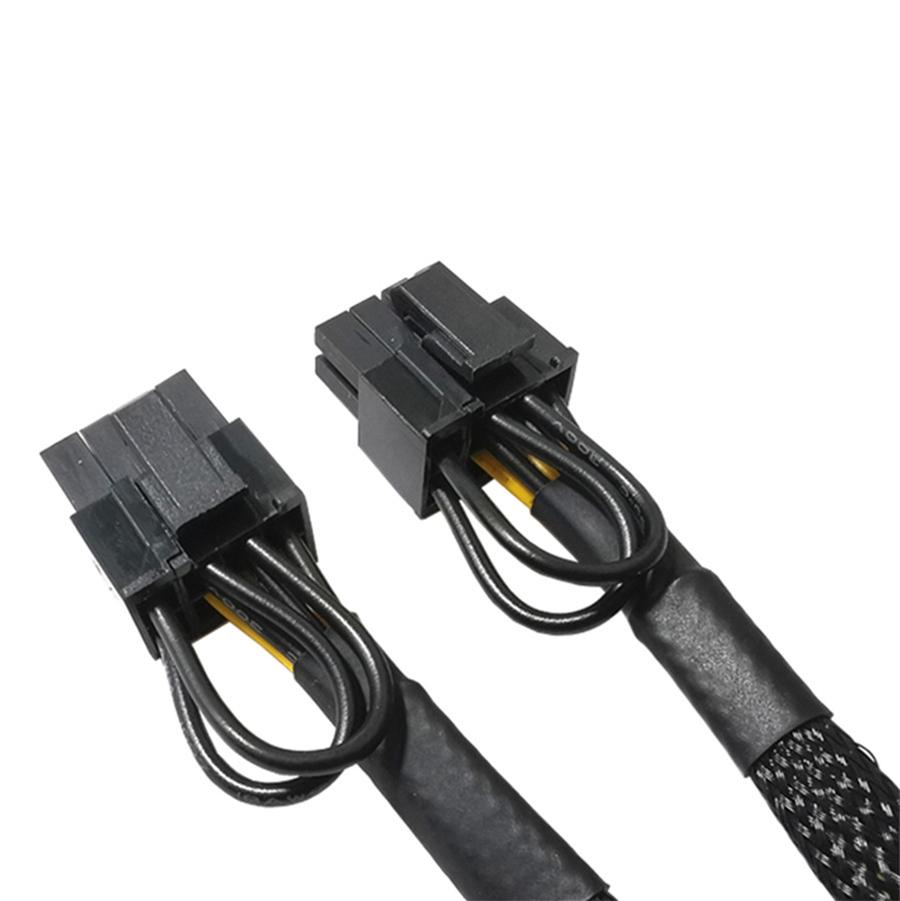 10× PCI Express 6-pin to Dual 8-pin (6+2 pin) GPU Video Card Power Adapter Cable