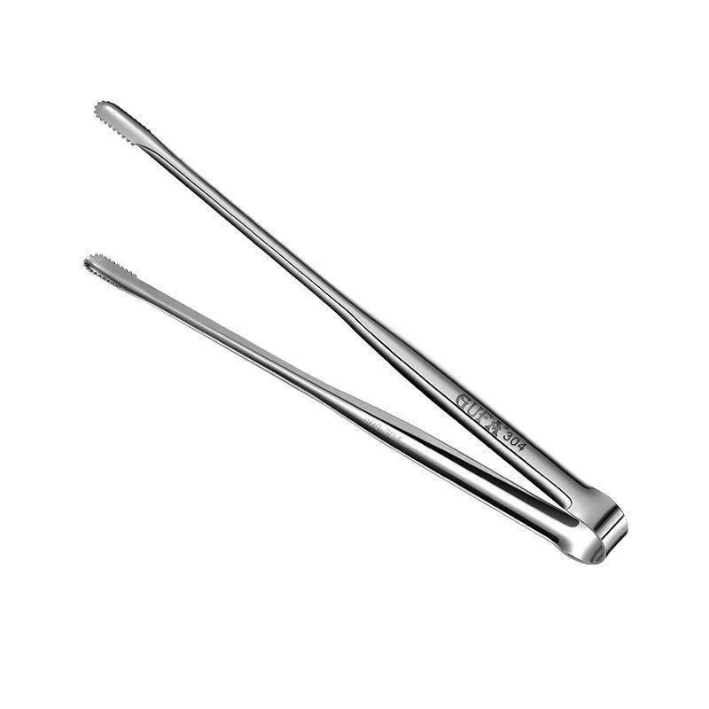 304 Stainless Steel Household Barbecue Clip BBQ Tools Japanese Bread Food Steak Extended Kitchen Gadget Outdoor Accessories