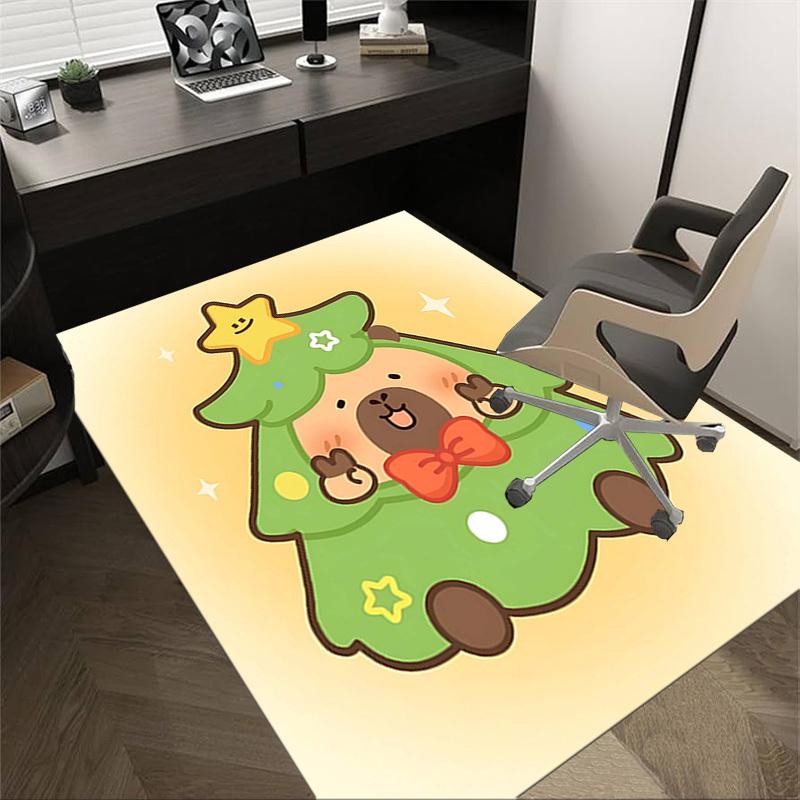 

1PC Christmas tree bear Extra Large Non-Slip Floor carpet, Office, family, bedroom, Studio - Large Area Rug Indoor Rugs, Vibrant Colors-W252 60cm by 90cm