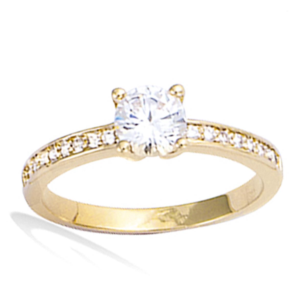 

Solitaire Gold Plated Sissi золотисто-белый - 6 мм