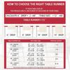 XCHI Love Hearts Valentine's Day Table Runner Table Decoration for Party Home Kitchen Dining Holiday Decor 13x72 Inch