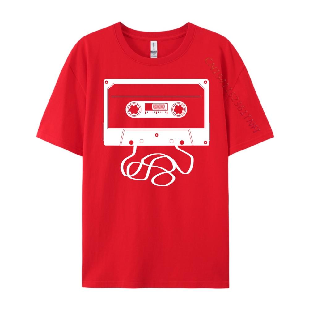 Couple Diy Halloween Costume Cassette And Pencil 80s Oversized T Shirt Luxury Clothes Mens Gifts Printed