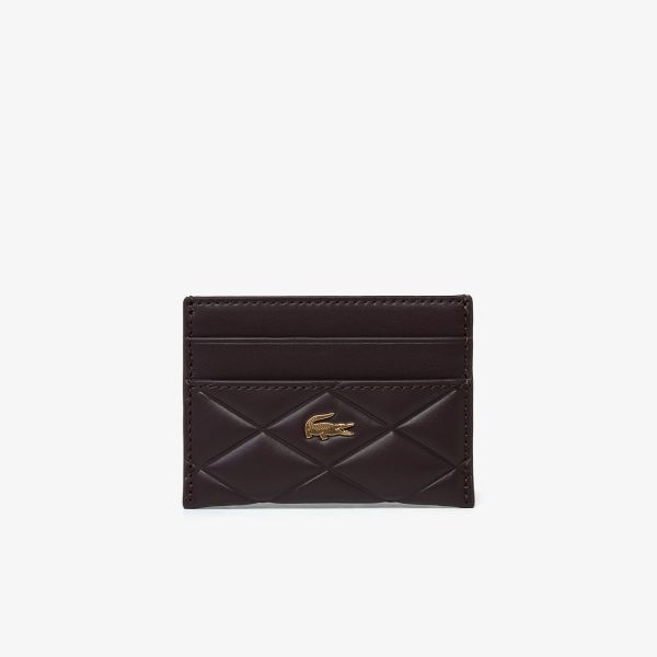 

Lacoste Crocodile Card Wallet Bb Nf5118e56g burgundy