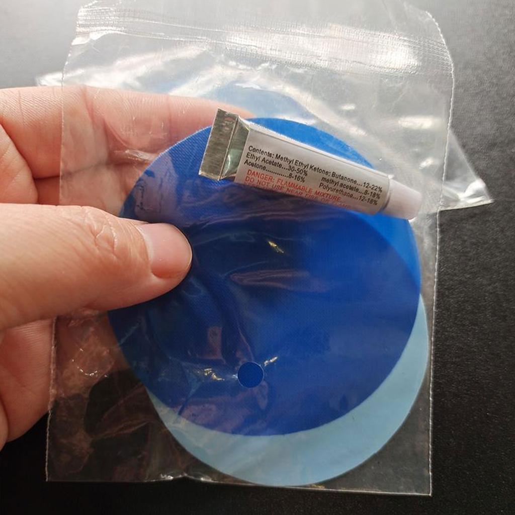 2 Stück Pool-Reparaturflicken Schwimmbadflicken Klebesets Selbstklebend Aufblasbares Boot Reparaturflicken PVC-Flicken Aufkleber