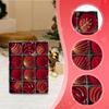 12 Pieces Christmas Hanging Decorations Decorative Xmas Balls Baubles 6cm Ball Ornaments