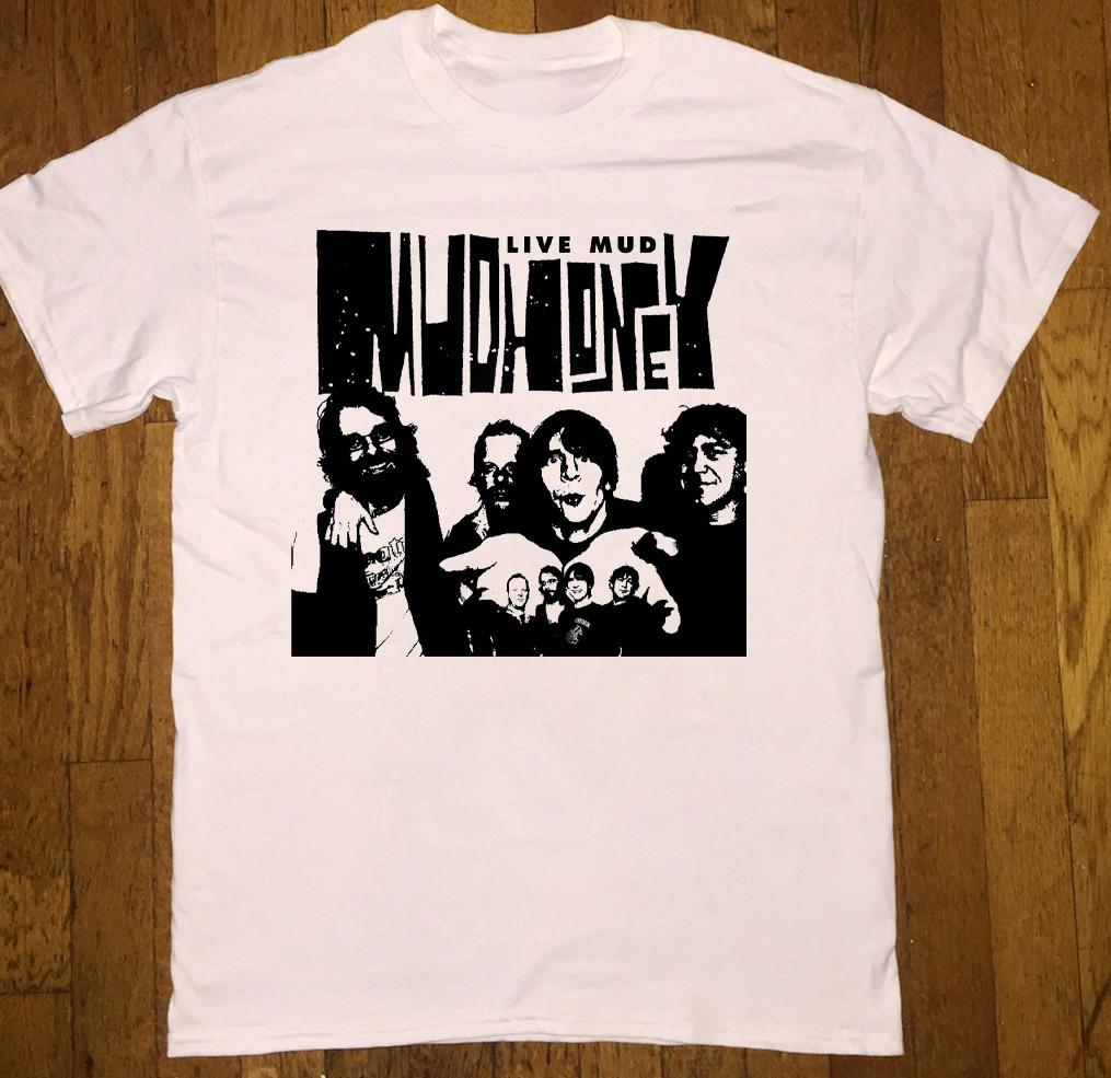 NEW Mudhoney Band Live Mud White T Shirt Size S-5XL XXXL
