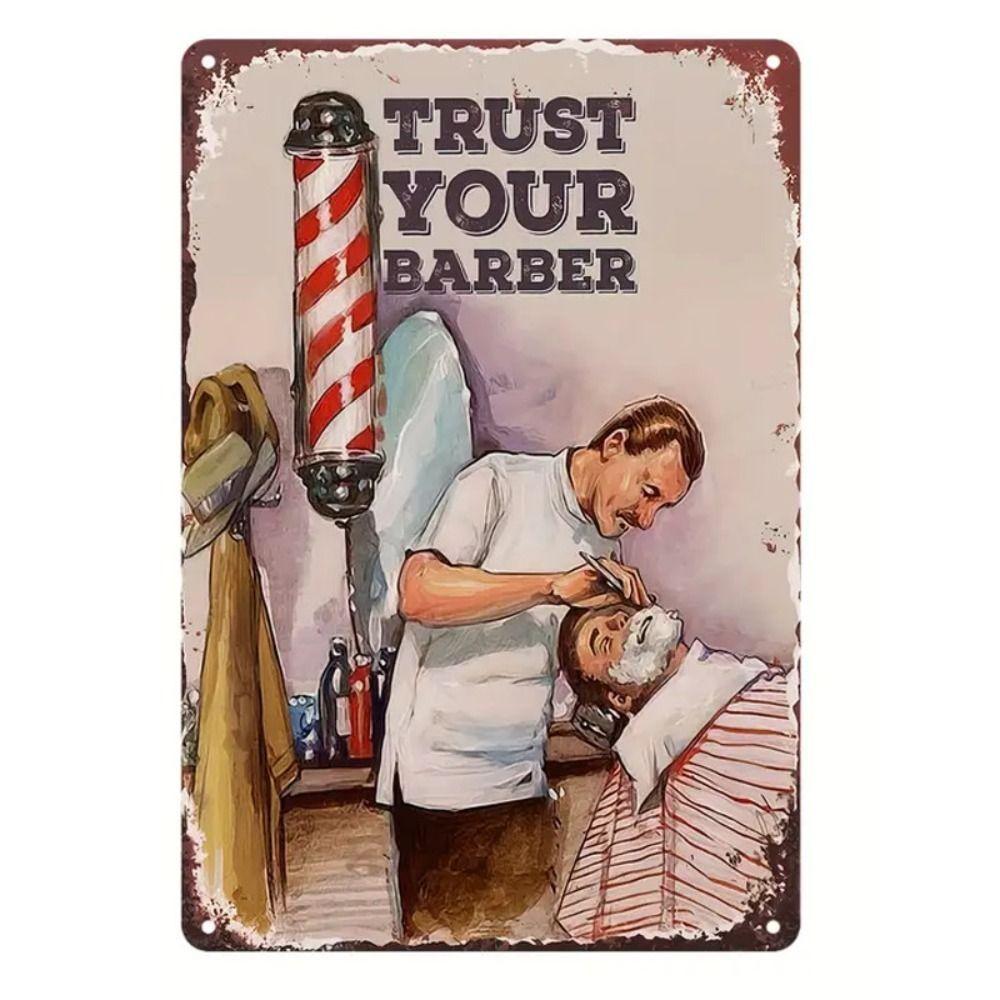 Vintage Metal Sign "Welcome to Wolf Cave" Outdoor Nature Decor 20x30cm