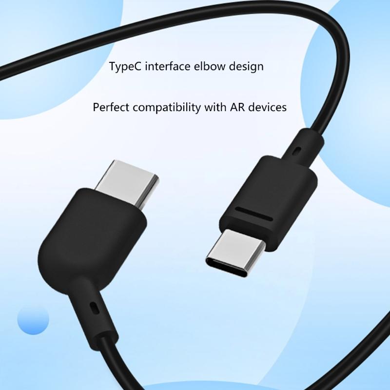 AR Glasses Charging Adapter Type C Connection Wires Mini Expansion Dock for Keep Device Powered and Ready 120mm