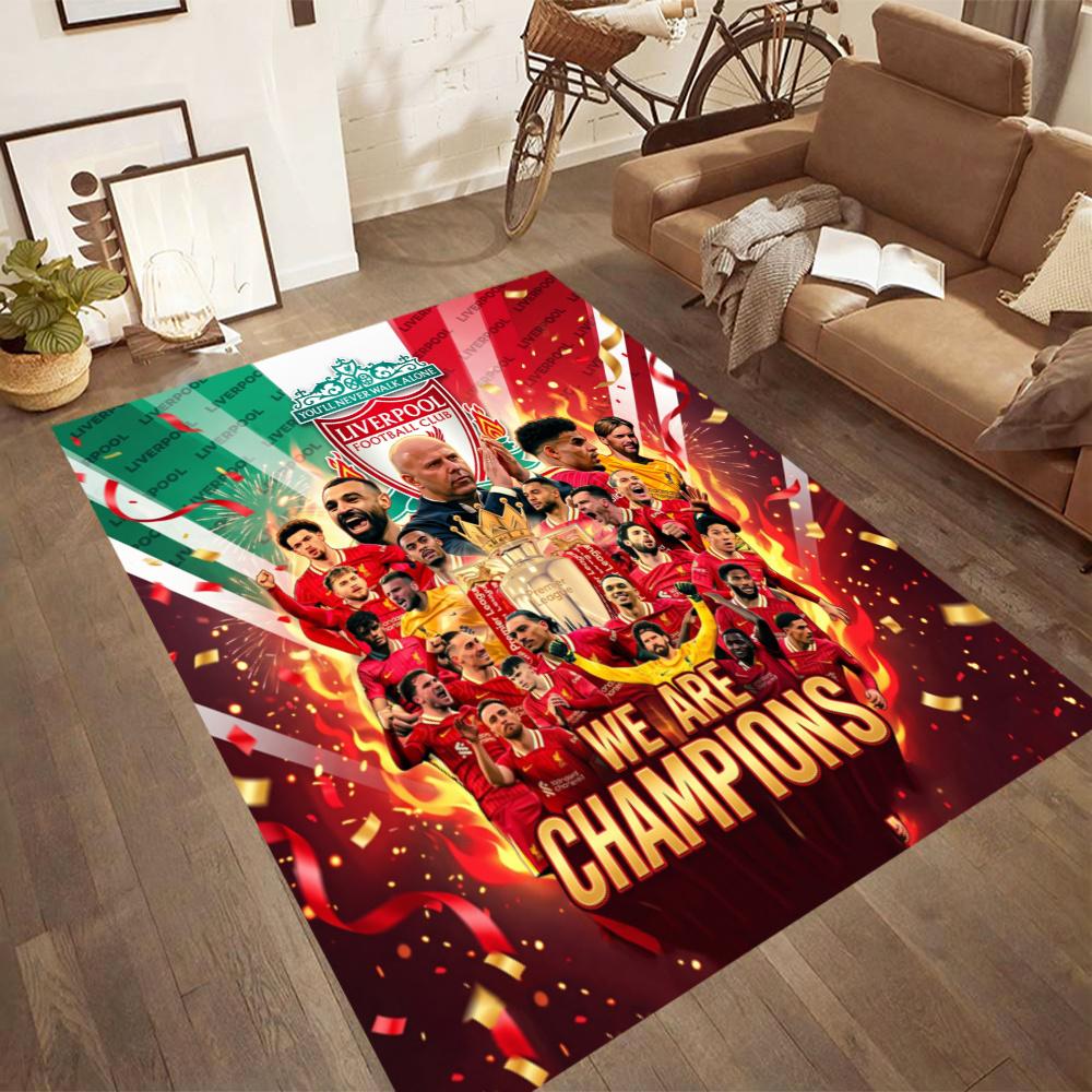 Liverpool Football Club Floor Rug Office Rug Suitable For Entryway Decorate Room Study Room Kitchen Antislip Carpet Office Home Decor